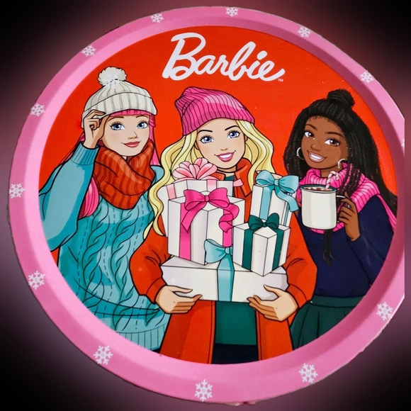 NWT BARBIE HOLIDAY COOKIES & BEAUTY 7pc GIFT SET! - Picture 4 of 16